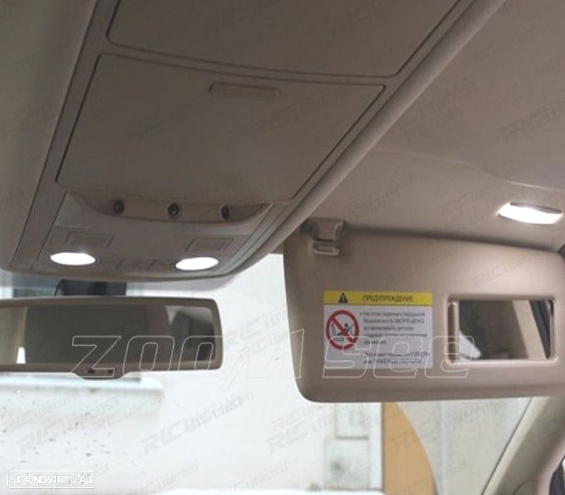 KIT COMPLETO DE 14 LAMPADAS LED INTERIOR PARA VOLKSWAGEN VW TOURAN 1T1 1T2 03-10 - 6