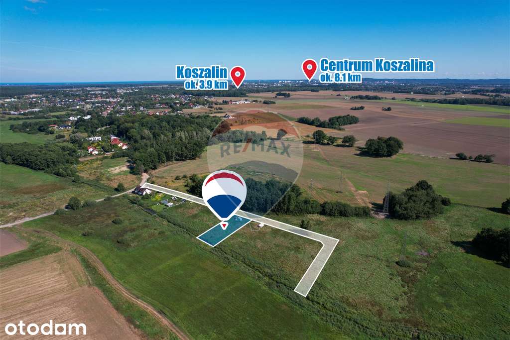 Działka budowlana 1140 m2 w Nowych Bielicach! - Pełny obrazek: 3/10
