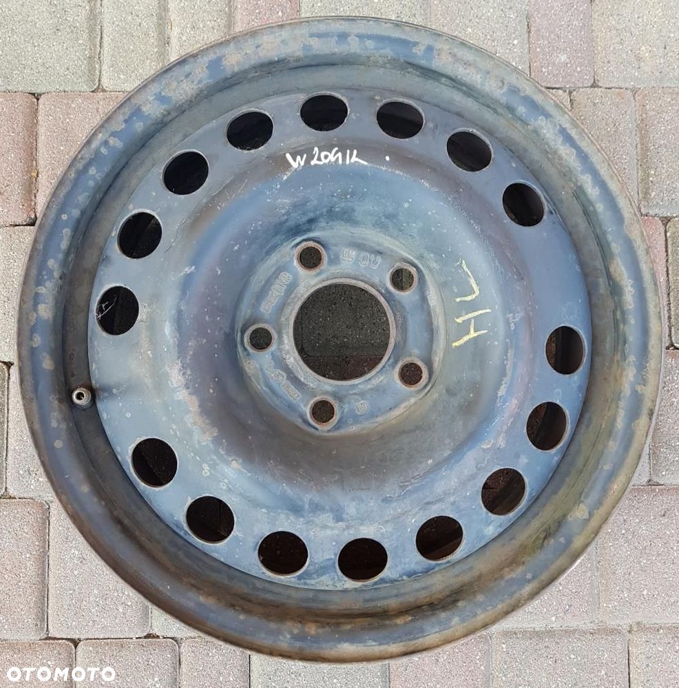 FELGA STALOWA 15 MERCEDES W204 5X112 ET49 - 4