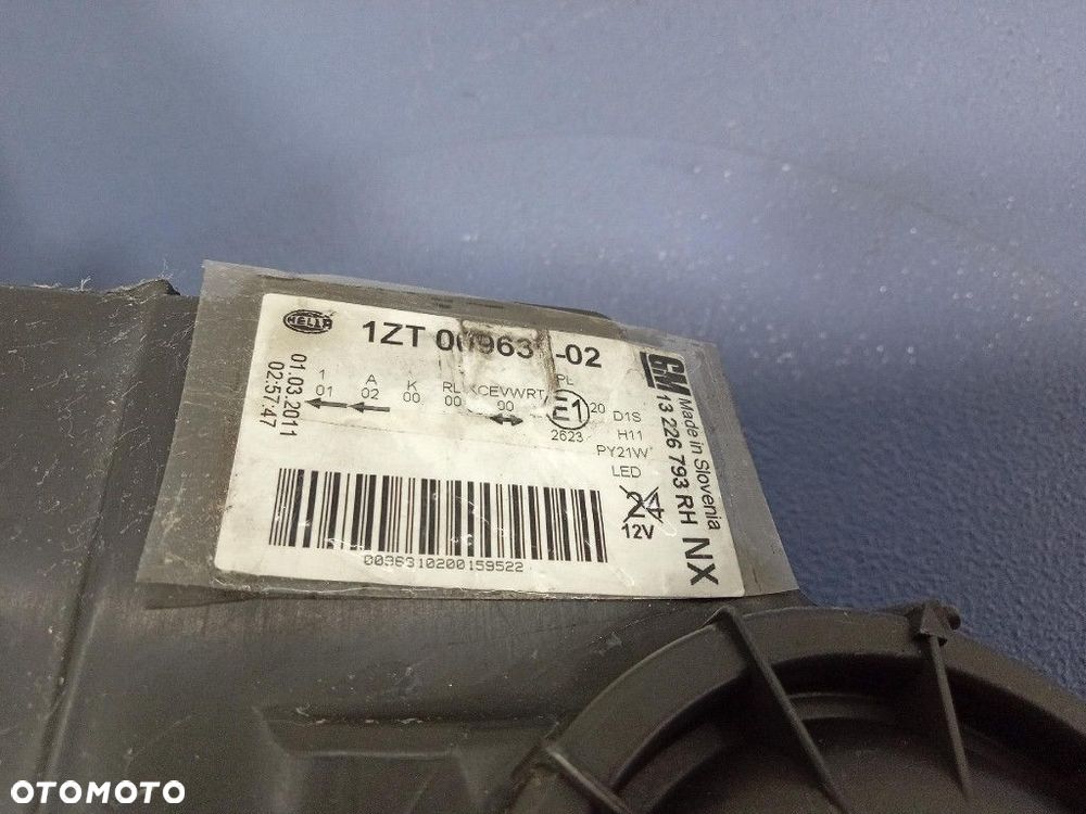 OPEL INSIGNIA A 08- REFLEKTOR BIXENON PRAWY LAMPA PRZÓD EU - 5