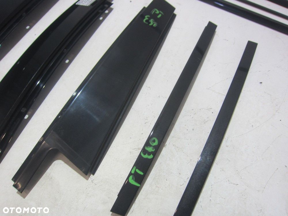 BMW E90 SEDAN LISTWY BOCZNE SHADOWLINE MPAKIET POŁYSK KOMPLET NA AUTO - 14