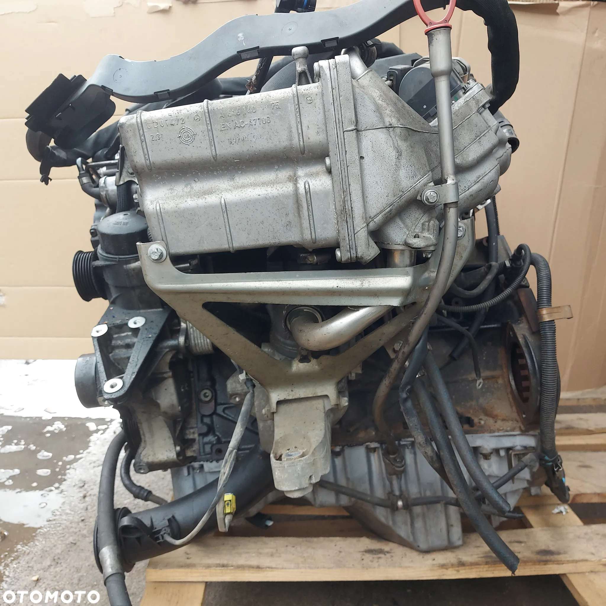 SLUPEK SILNIK 646811 220 CDI 140 TYS. 1700 PS MERCEDES E W211 C W204 ORYGINAL DEMONTAZ DIESEL 646 811 - 2