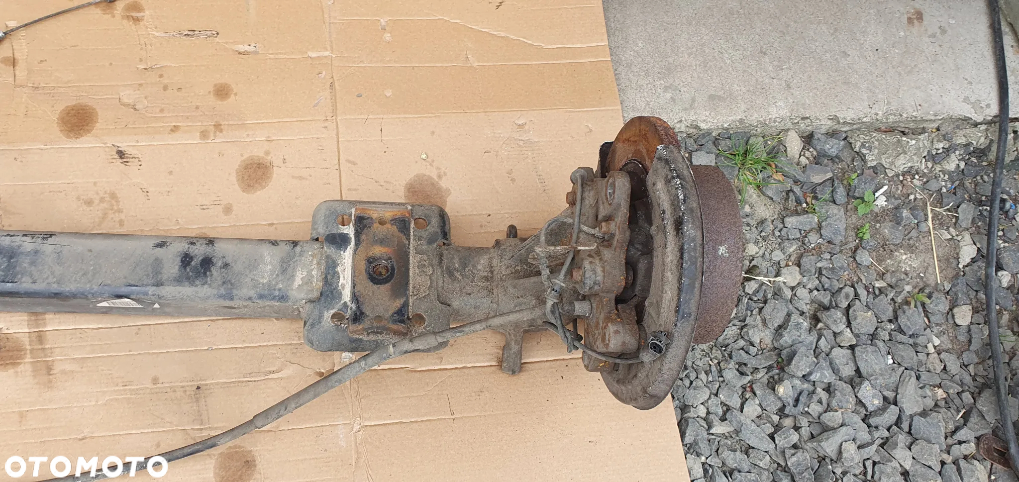 Oś tylna belka zawieszenia tył Citroen Jumper Ducato III Boxer 01374249080 - 3