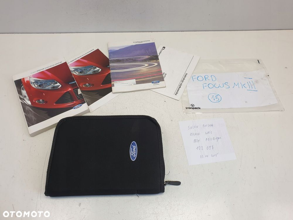 Ford Focus MK3 KSIĄŻKA SERWISOWA Dokumenty Polska - 10