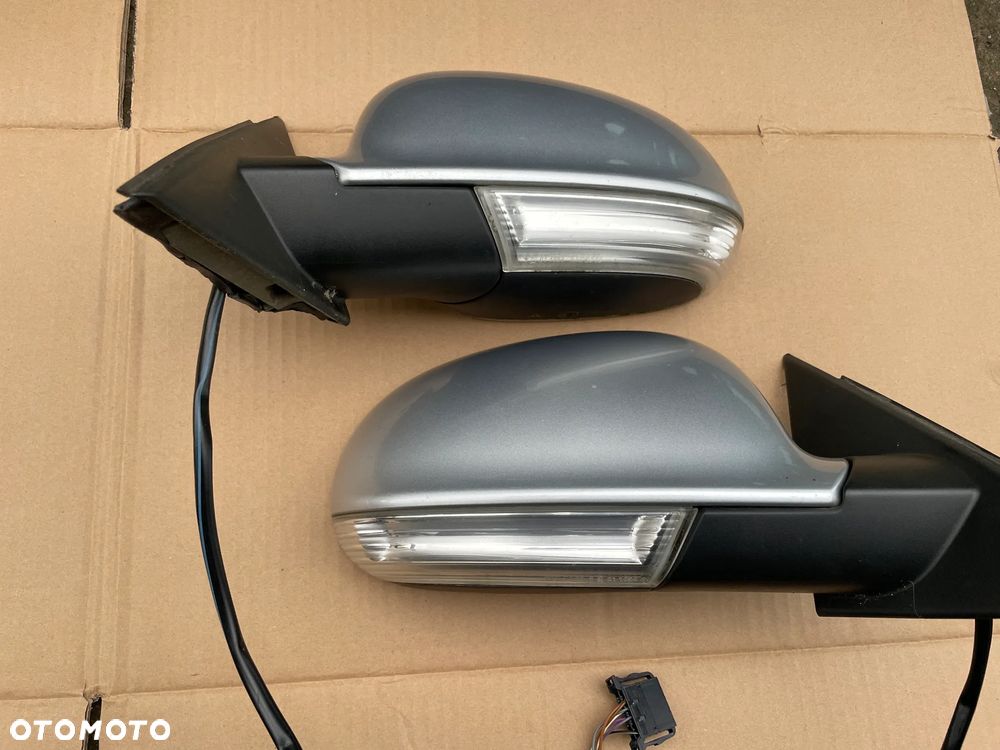 VW PASSAT B5 LUSTERKO LEWE PRAWE LIFT 7PIN Z KIERUNKIEM ORYGINAŁ EUROPA LA7W - 1