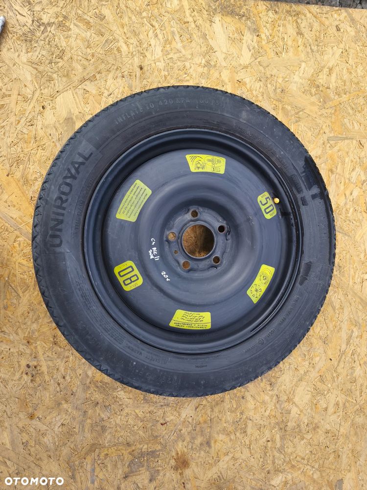 KOŁO DOJAZDOWE ZAPASOWE 125/85R16  5X108 16 CALI PEUGEOT CITREON OPEL TOYOTA - 2
