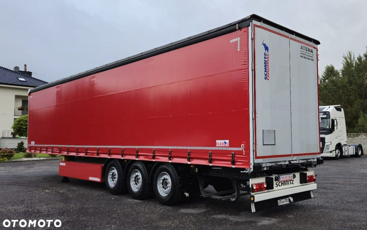 Schmitz Cargobull Firana Standard, Oś podnoszona, Paleciara - 9
