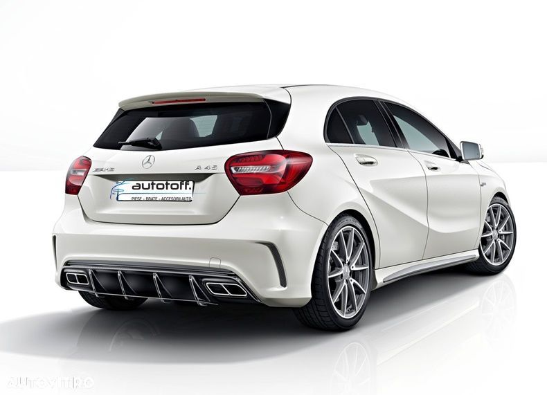 Difuzor bara spate Mercedes W176 A-Class Facelift (2015+) AMG A45 Design - 1