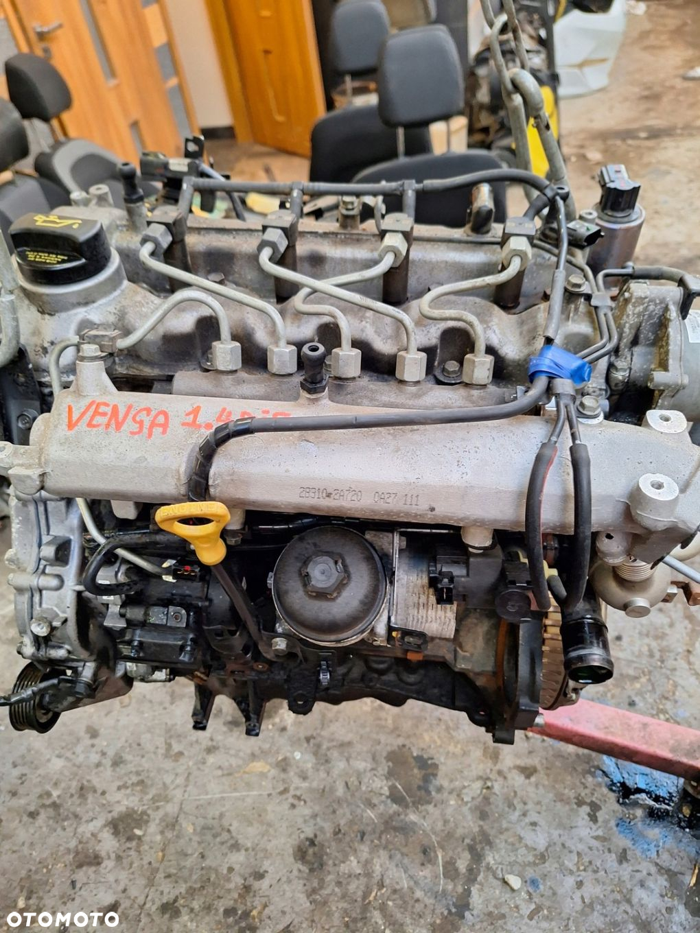 SILNIK KIA VENGA CEED HYUNDAI IX20 I20 I30 1.4 CRDI D4FC DELPHI EU5 - 3