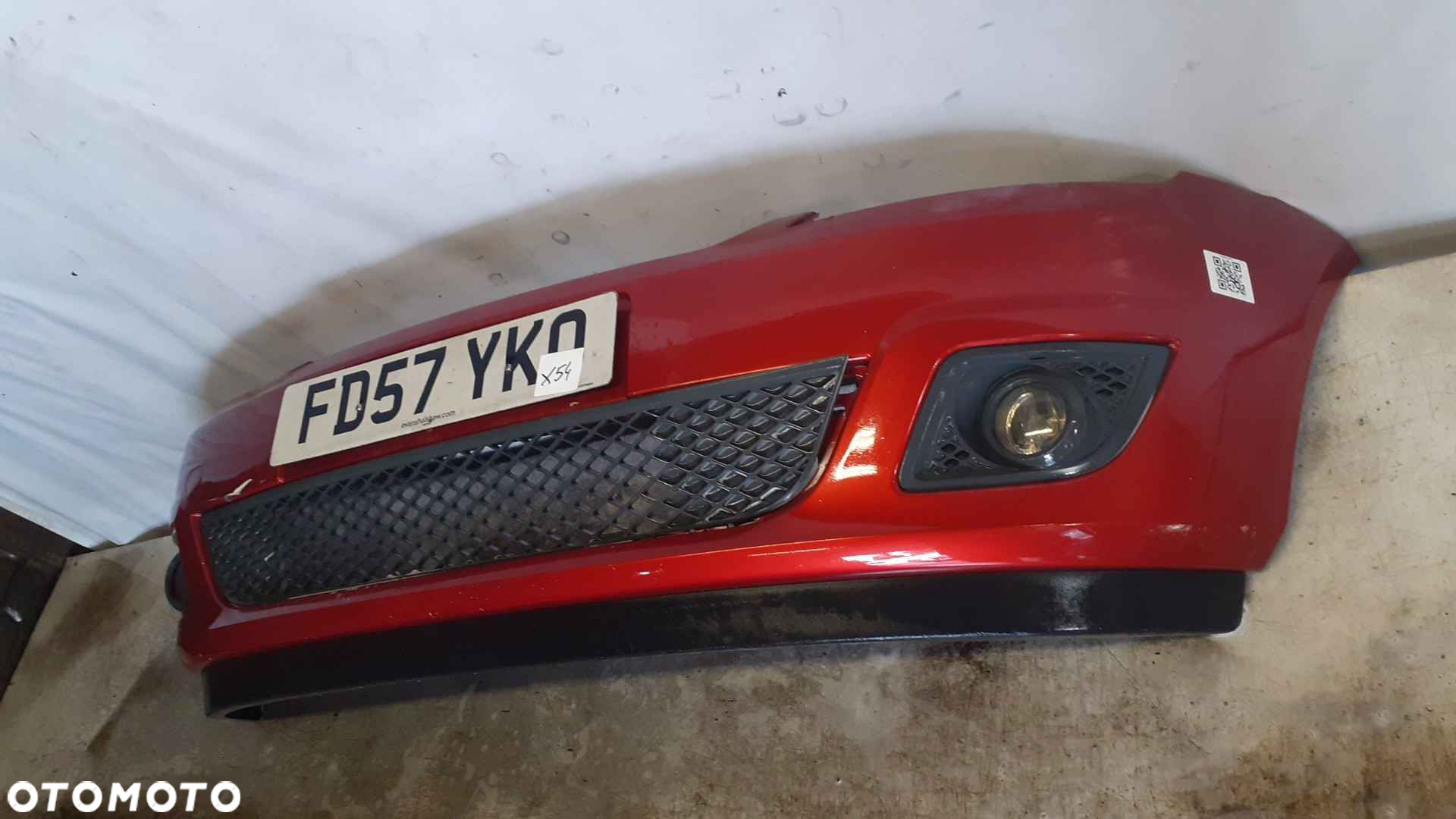 ) ZDERZAK PRZÓD PRZEDNI FORD FIESTA MK6 VI LIFT FL T5 RUDA POMARAŃCZOWA HALOGENY - 5