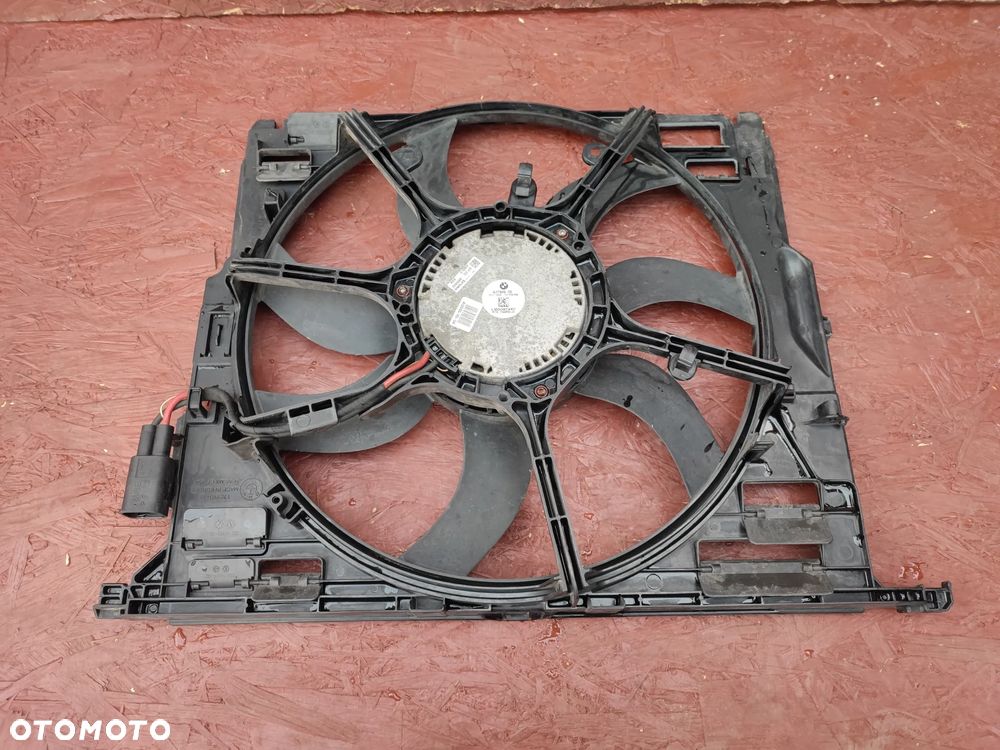 BMW F01 / F02 / F06 / F07 / F10 / F11 / F12 / F13 / ORYGINALNY ELEKTRYCZNY WENTYLATOR CHŁODNICY / WIATRAK MARKI BROSE 600W O NR. 8 509 741 / 7 802 943 / 7 599 493 / 7 594 610 OEM W BARDZO DOBRYM STANIE - 1