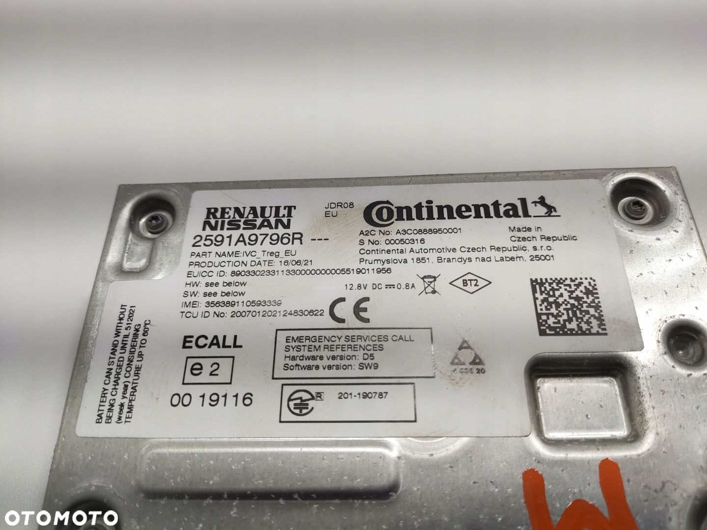 MODUŁ STEROWNIK RADIA RENAULT KANGOO IV 2022-2025 2591A9796R - 6