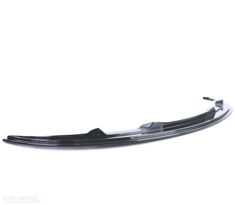 SPOILER LIP BMW E90 E91 08-12 LOOK M PRETO BRILHANTE - 3