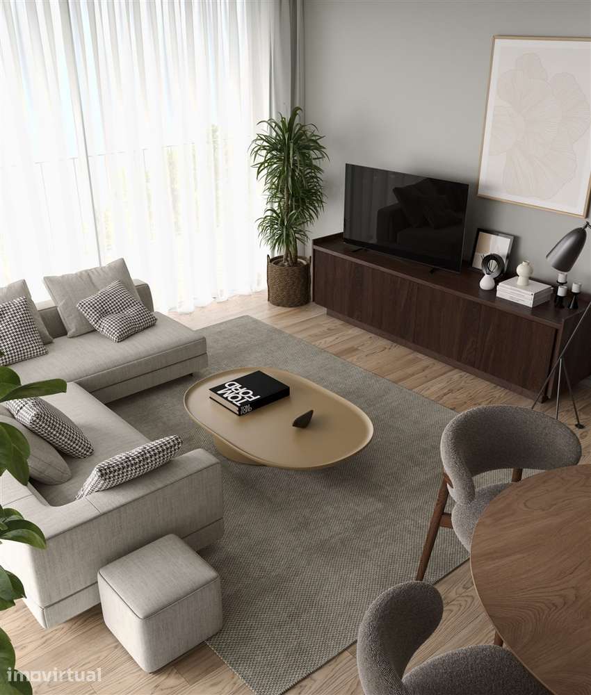 Apartamento T1 Novo São Félix da Marinha - Varanda - Lugar de garagem - Grande imagem: 5/12