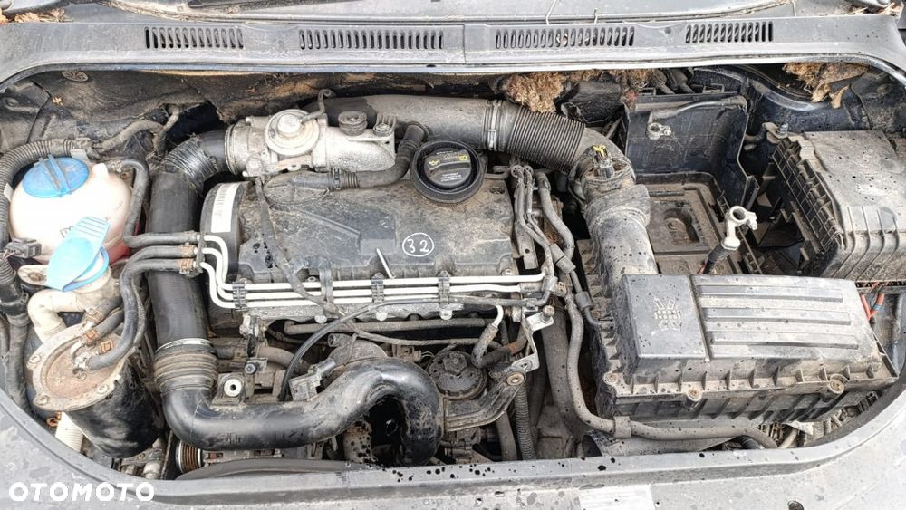 36204 VW golf Plus kompletny silnik 1.9 TDI BXF 90 km skrzynia JCX - 1