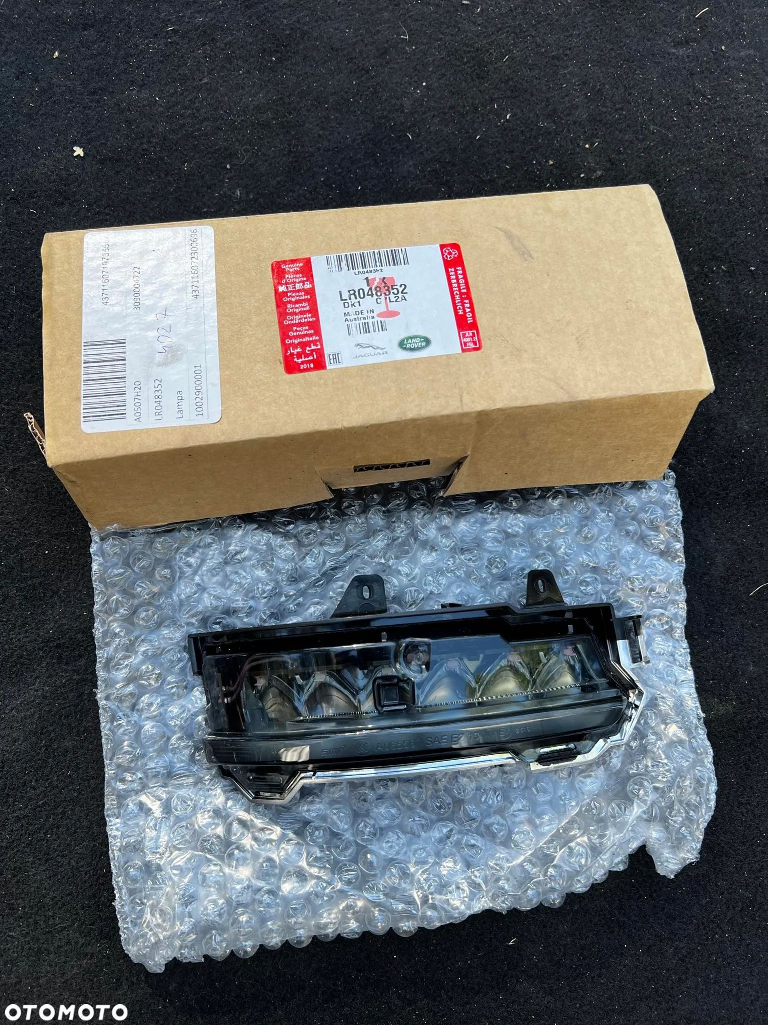 LAND ROVER - RANGE ROVER EVOQUE - NOWE ŚWIATŁO KIERUNKOWSKAZU LUSTERKA - LEWE - LR048352 - 1