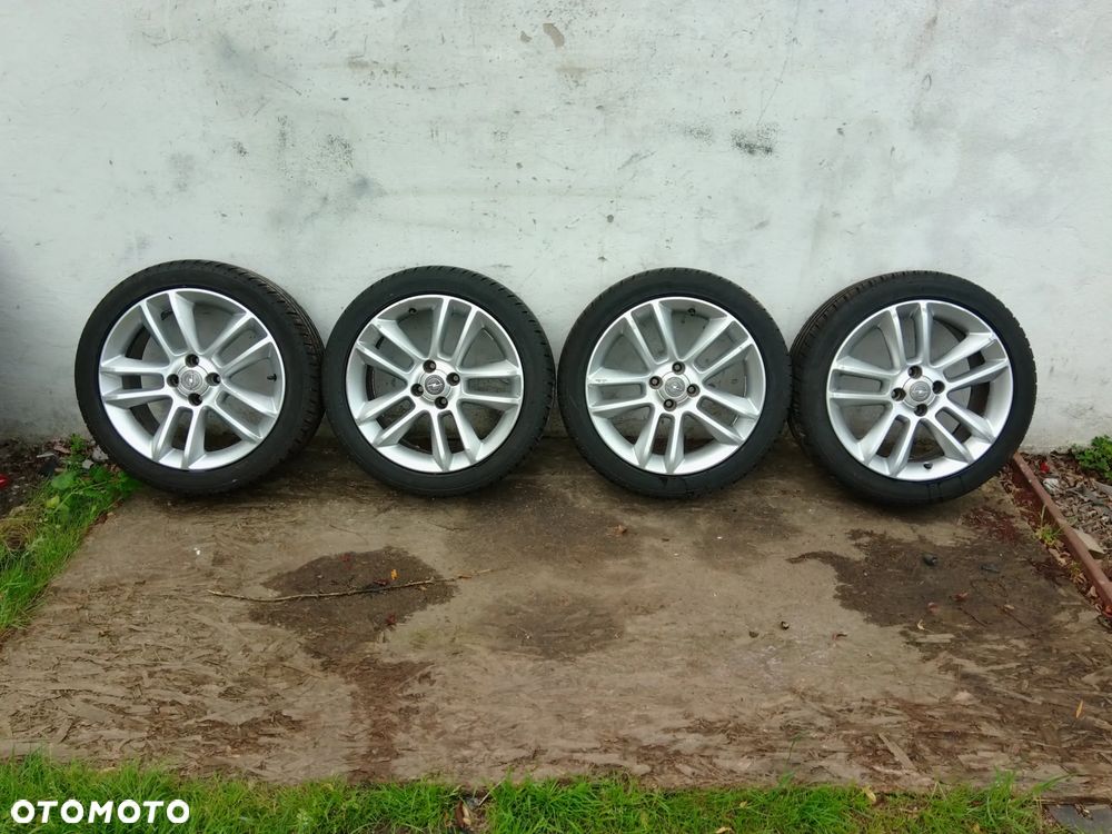 OPEL CORSA E ADAM FELGA FELGI ALUFELGI KOŁA OPONY 4X100 17 X 7J ET 44 OPONY JAK NOWE 2025 ROK 215 45 17 - 1