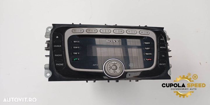 Radio CD 2-665-354-01 jp62mf-18c821-ag Ford Mondeo MK4 [2007 - 2010] - 1