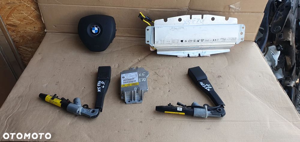 Poduszki pasy AIRBAG sensor zestaw naprawczy Oryginał BMW X5 E70 - 1