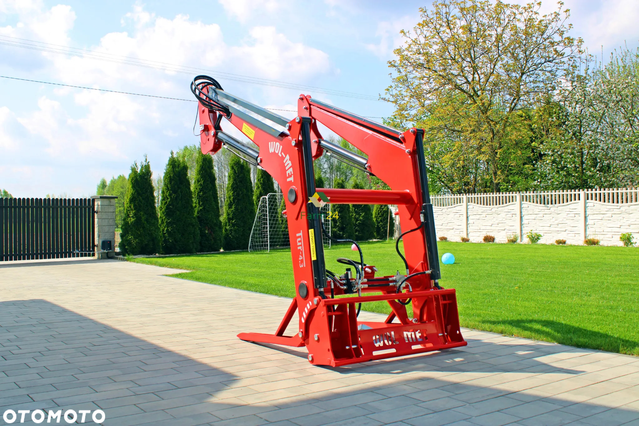 DUŻY TUR 1500kg Ładowacz czołowy TUR John Deere Ursus Zetor MTZ Belarus WOL-MET METAL TECHNIK - 9