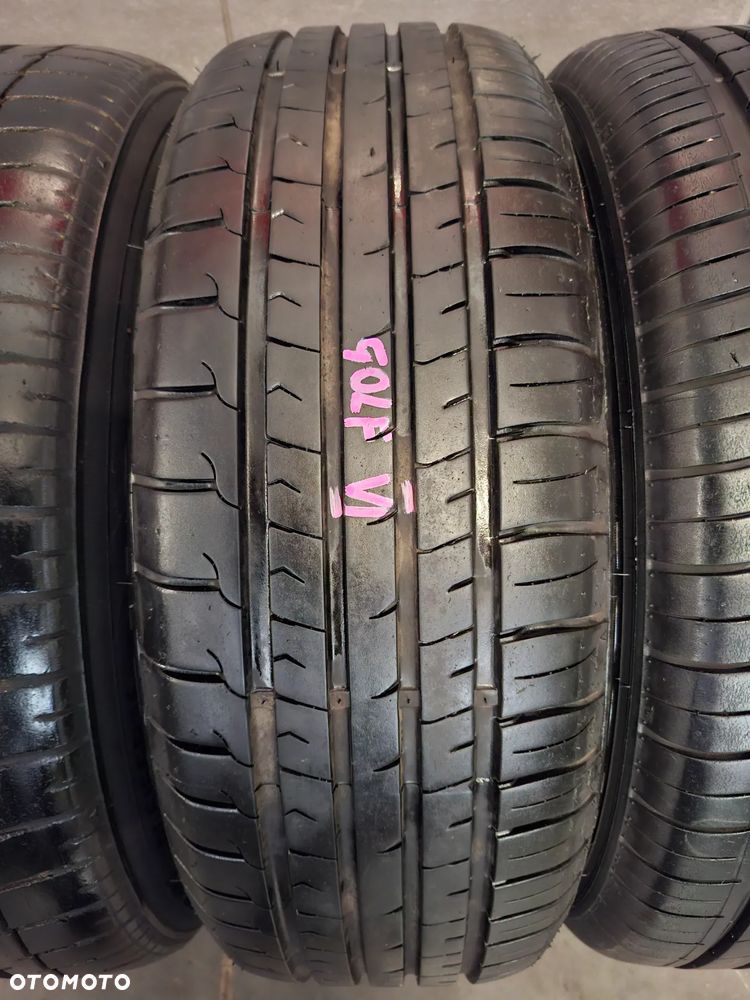 Alufelgi koła Volkswagen Golf VI rok 2011 rozmiar 16/ ET46 / 6,5J / 5x112 / 57,1 z oponami 205/55/R16 bieżnik opon 2x6 mm  2x5 mm nr 1k0601025BM - 5