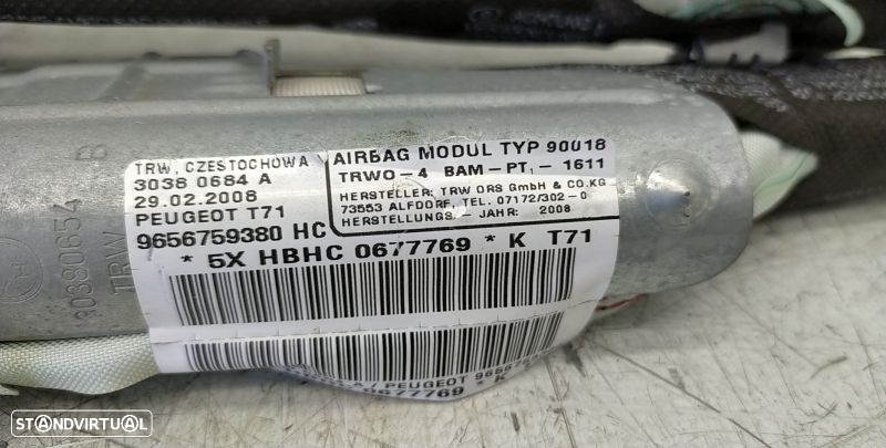 Airbag Cortina Dto Peugeot 308 I (4A_, 4C_) - 2