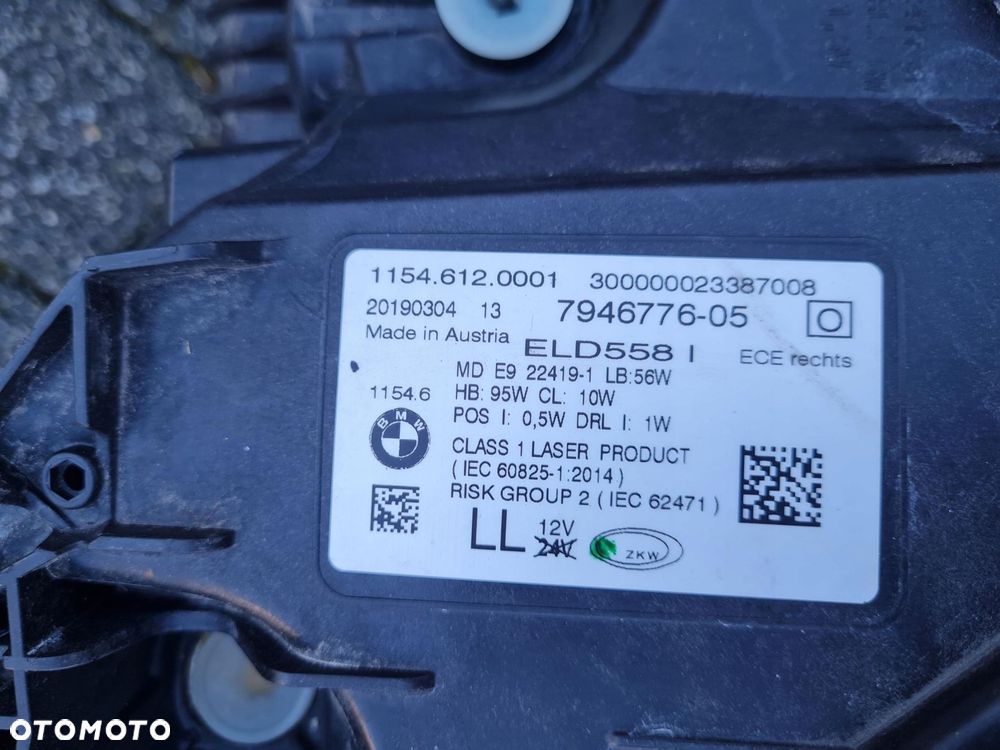 BMW 7 G11 G12 LIFT LCI Lampy przód Full Led LASER 7946775-06 7946776-05 - 16