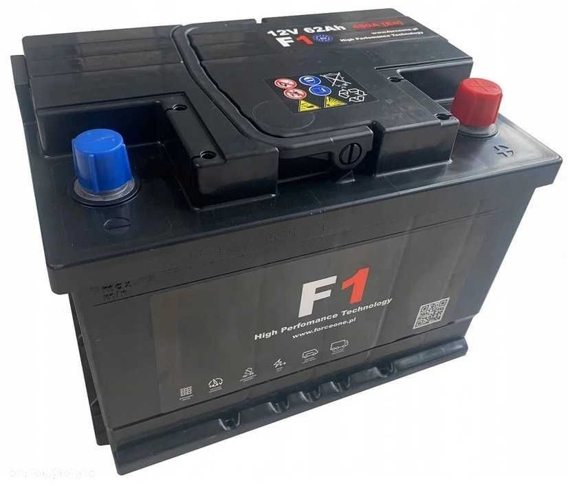 Akumulator force one 12V 62ah 480a P+ Radom - WYSYŁKA FREE - 1