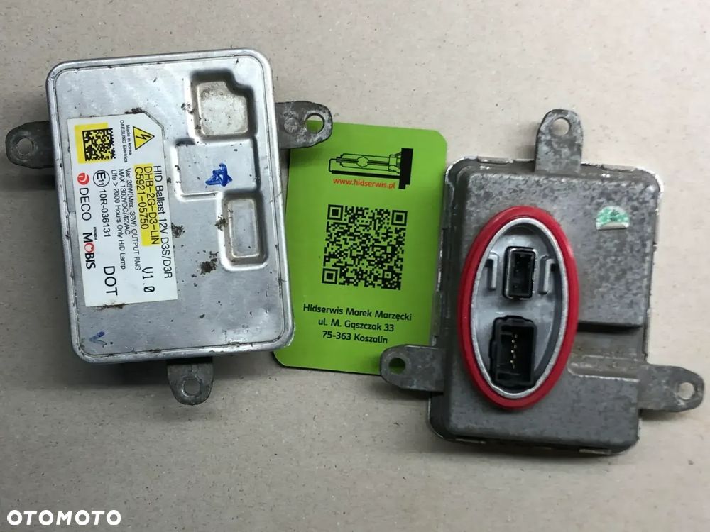 Xenon Hyundai i30 i40 Santa Fe Kia Sorento Sportage OE C5921-05750 regeneracja