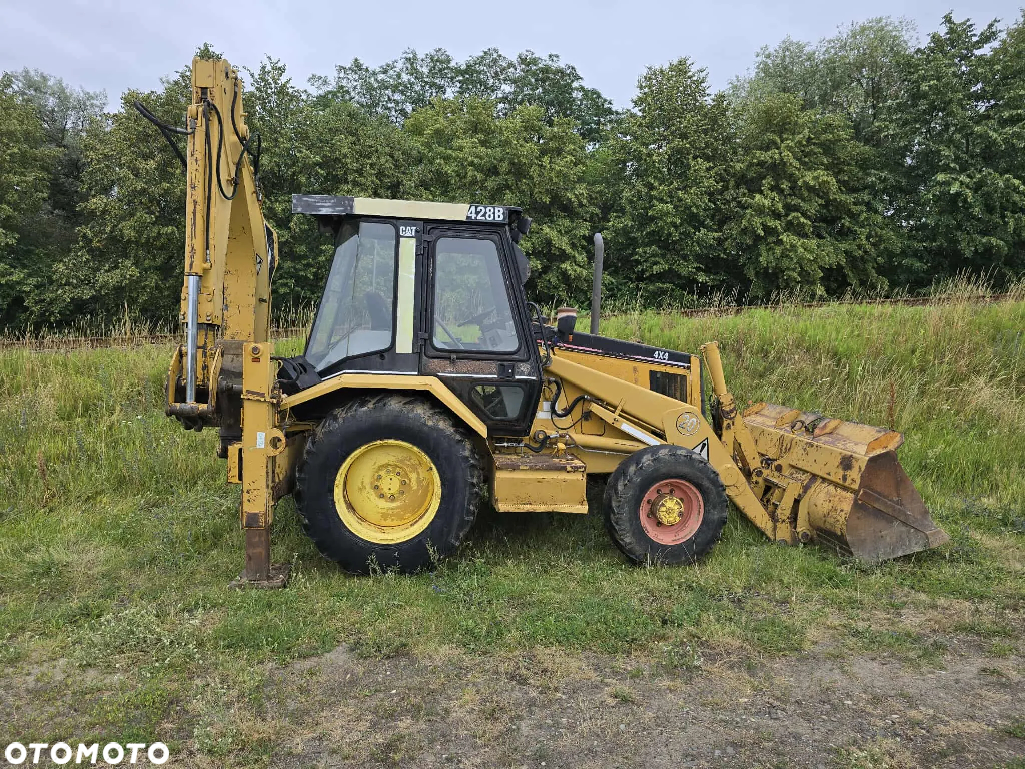 Caterpillar 428B 4x4 95KM SALON PL KROKODYL TELESKOP - 15