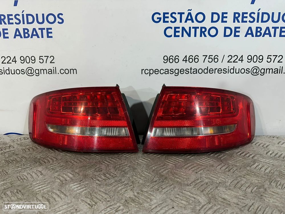 .Conjunto Farolim Tras Traseiro Esquerdo Direito Original Audi A4 B8 8K Carrinha Avant Allroad LED 8K9945095B 8K9945096B 2007 - 2015 - 1