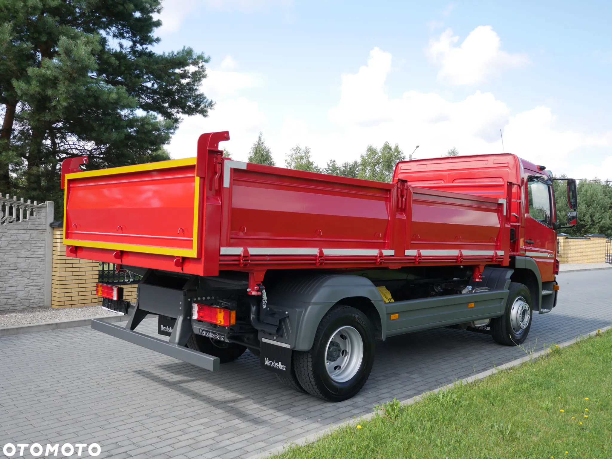 Mercedes-Benz ATEGO 1524 WYWROTKA 3-STRONNA, NISKI PRZEBIEG, STAN IDEALNY - 7