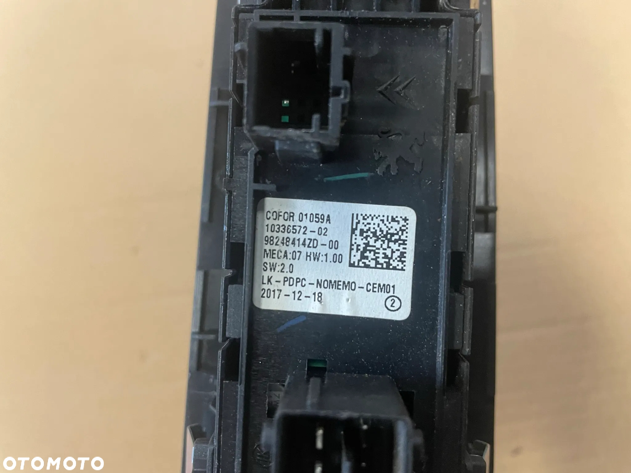 Peugeot 3008 II PRZEŁĄCZNIK PANEL STEROWANIA SZYB 98248414ZD - 5