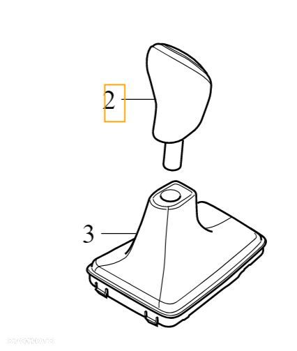 VOLVO V40 V40CC skorzana galka biegow manual 6 31256963 - 2
