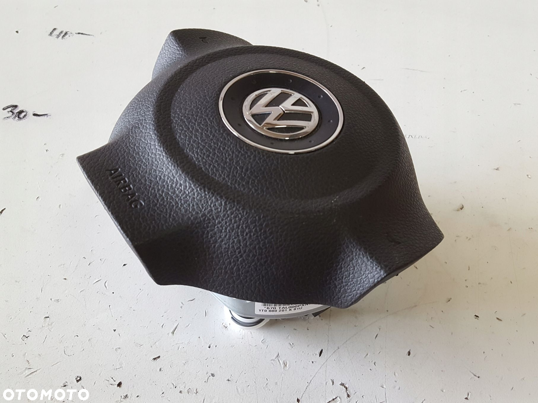 VW GOLF 6 VI 08-13r HB PODUSZKA AIRBAG KIEROWCY 1T0880201K - 3