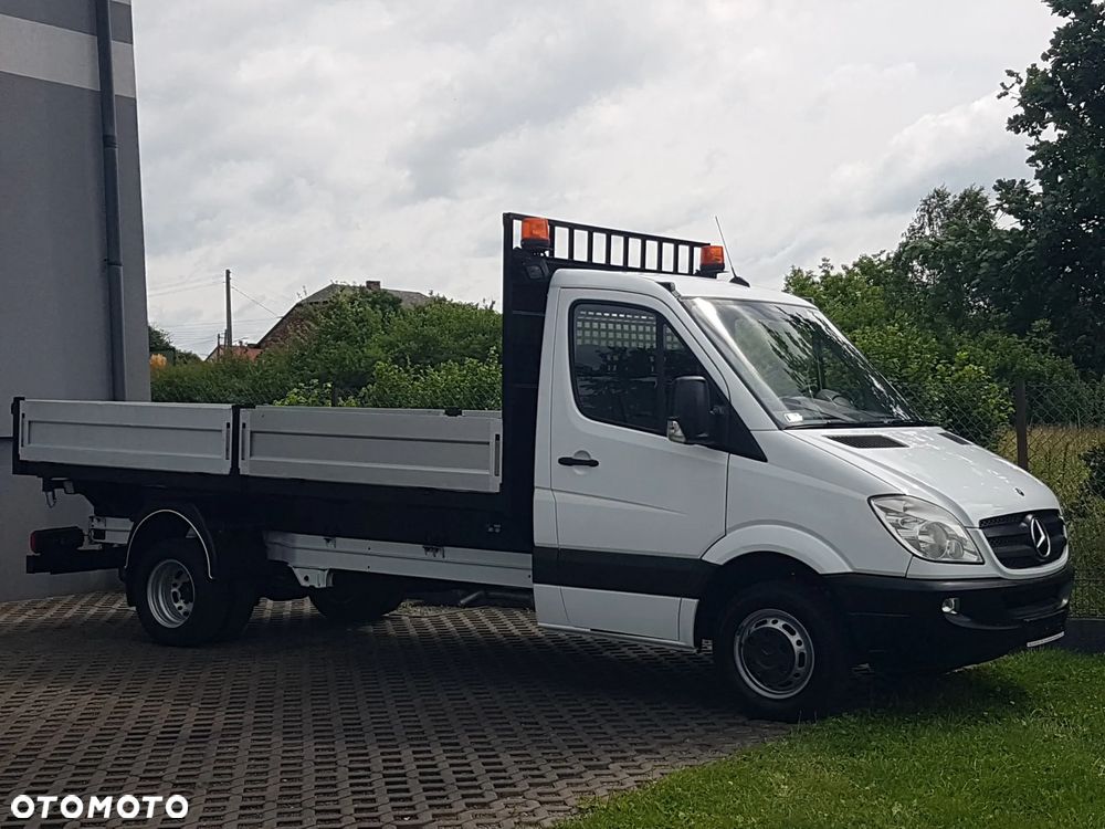 Mercedes-Benz SPRINTER WYWROTKA 3-STRONNA BLIŹNIAKI 4,19x2,04 KIPER KLIMA 516CDI