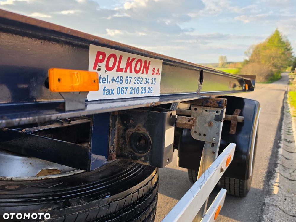 Polkon PRZYCZEPA POLKON PK-183 DO HAKOWCA ZŁOMU DO TROCIN DO TRANSPORTU KONTENERÓW ROLNICZA NA DUŻE KONTENERY - 13