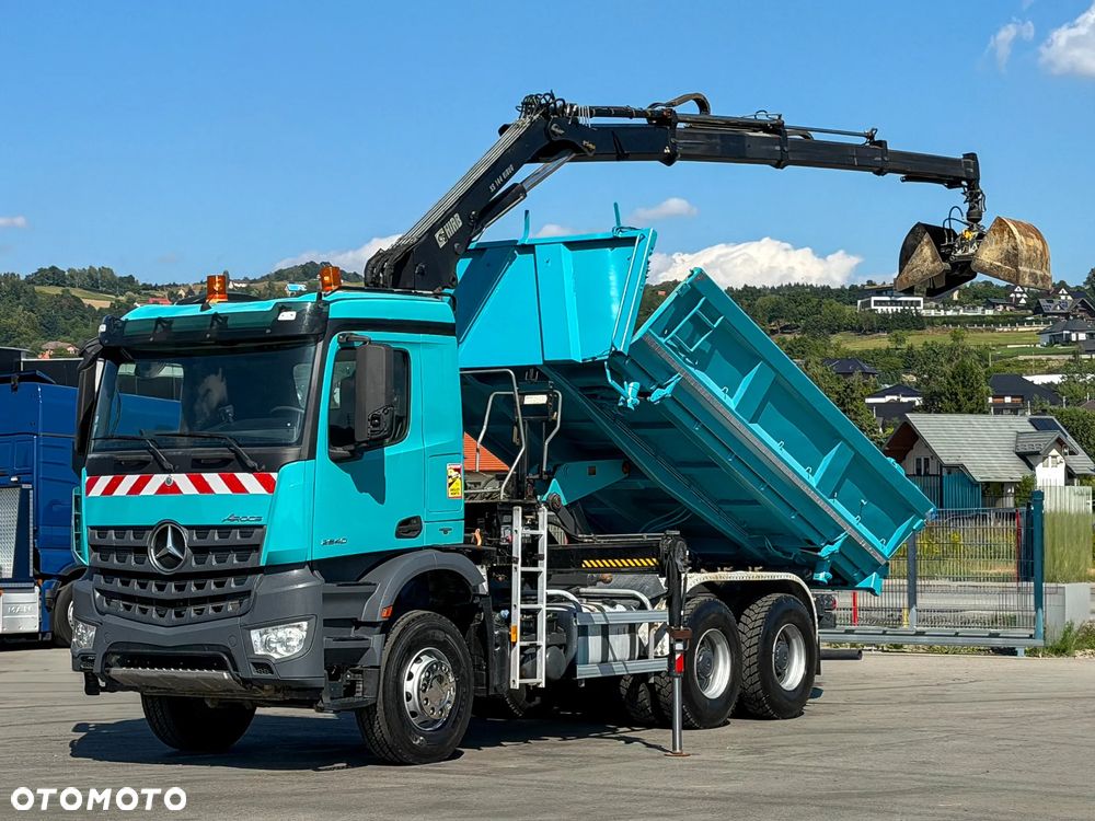 Mercedes-Benz Arocs 2640 Wywrotka 4,80 m + HIAB 144 B-3 + Pilot * Bordmatic * 6x4 - 3