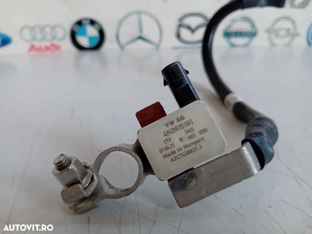 Borna Baterie Minus Audi A6 4K C8 A7 An 2018-2024 Cod 4K0915181 Motor DTP Cutie Viteze Automata UKY - 4