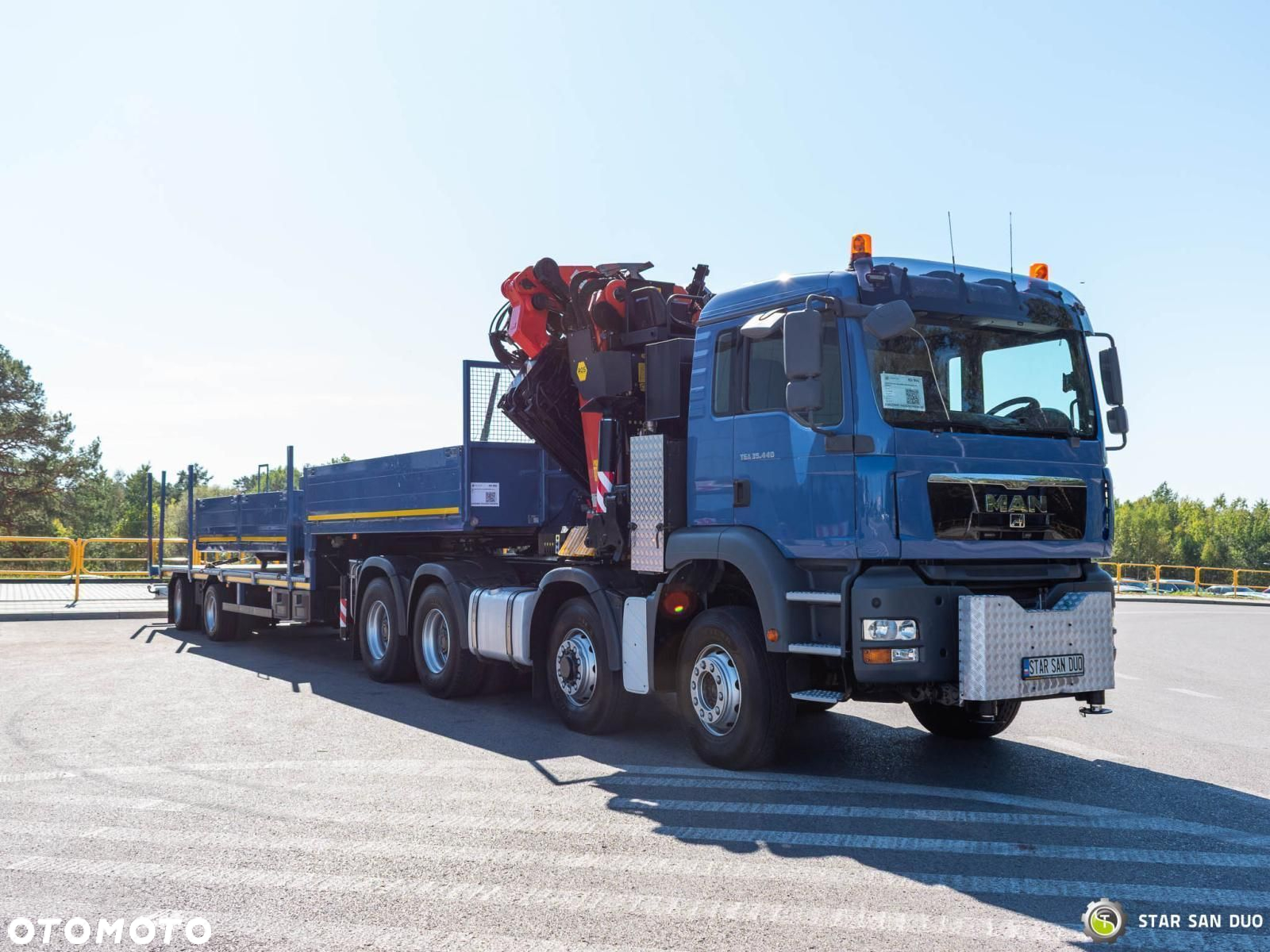 MAN TGA 35.440 8X6H PALFINGER PK 60002 Wciągarka Naczepa Siodło - 6