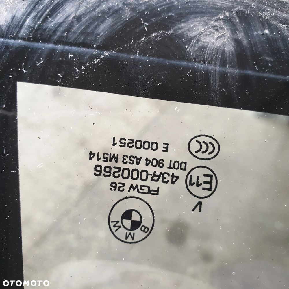 BMW X5 F15 SZYBA DRZWI  PRAWY TYL - 2