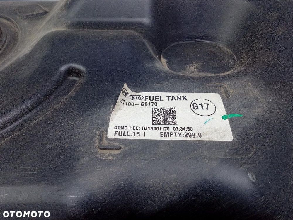 KIA PICANTO III 17- 1.2 16V 84KM ZBIORNIK PALIWA 31100-G6170 - 6