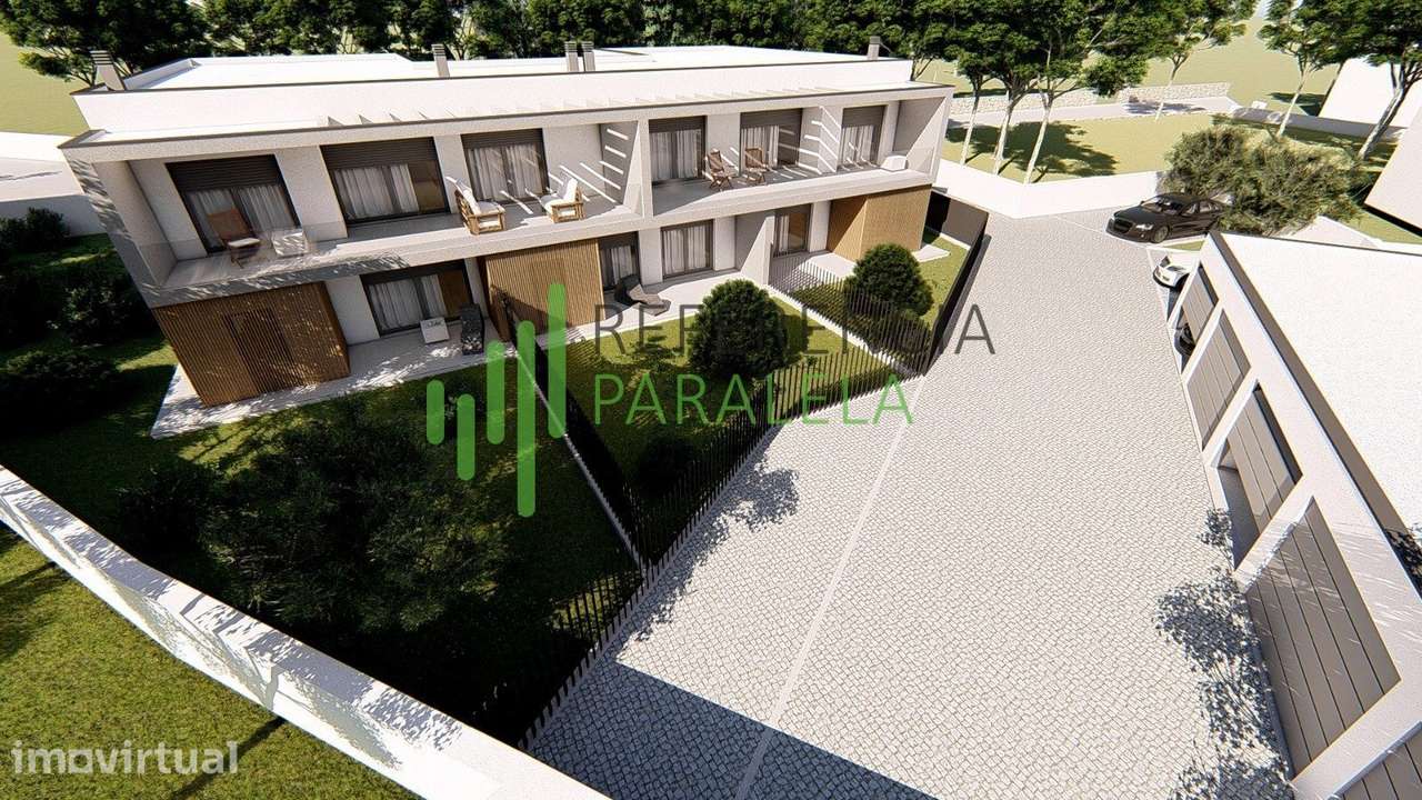 Apartamento T1 Moderno com Logradouro e Garagem em Vila Nova de Anh... - Grande imagem: 3/17