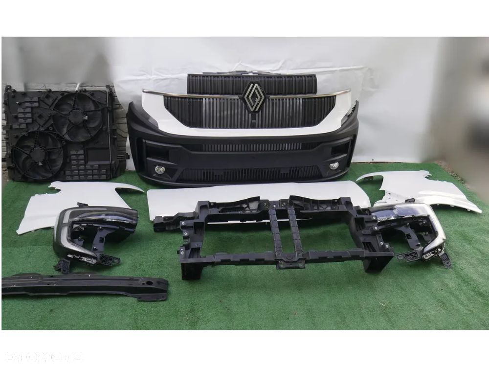 RENAULT MASTER V IV PRZÓD MASKA BŁOTNIKI ZDERZAK BELKA ZDERZAKA PAS PRZEDNI GRILL LAMPY CHŁODNICE - 1