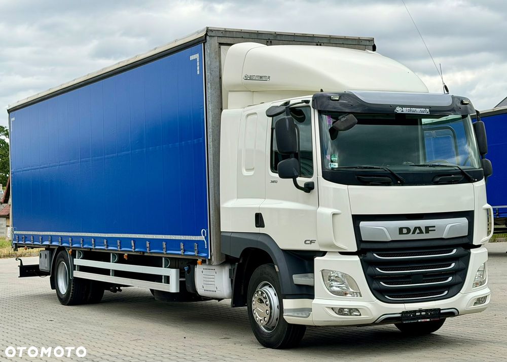 DAF CF 320 / FIRANKA / 23 EUROPALETY / 9 410 KG ŁADOWNOŚCI / AUTOMAT / SYPIALKA / EURO 6 / SPROWADZONY / 2018 ROK - 2