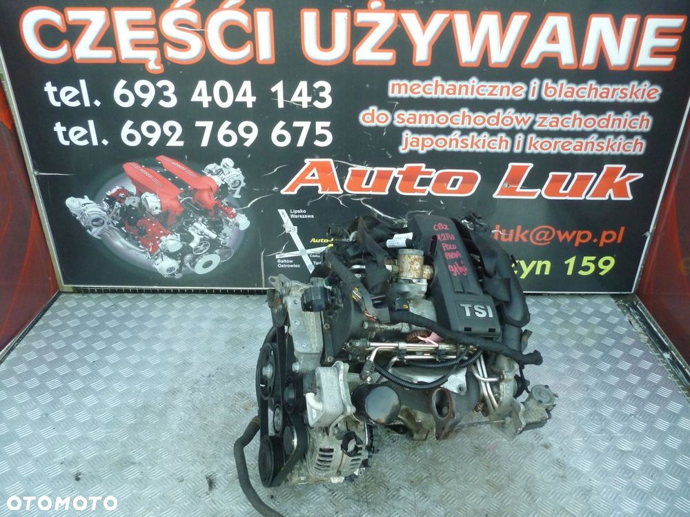 SILNIK KOMPLETNY VW POLO SKODA FABIA 1.2 TSI CBZ 91 TYS - 1