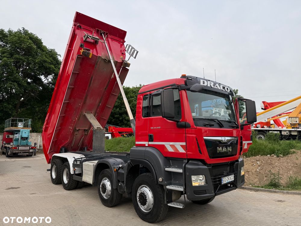 MAN TGS 41.440 Kipper Miller 8x6  Euro 6 Nowe Opony !!! 1 Właściciel - 9