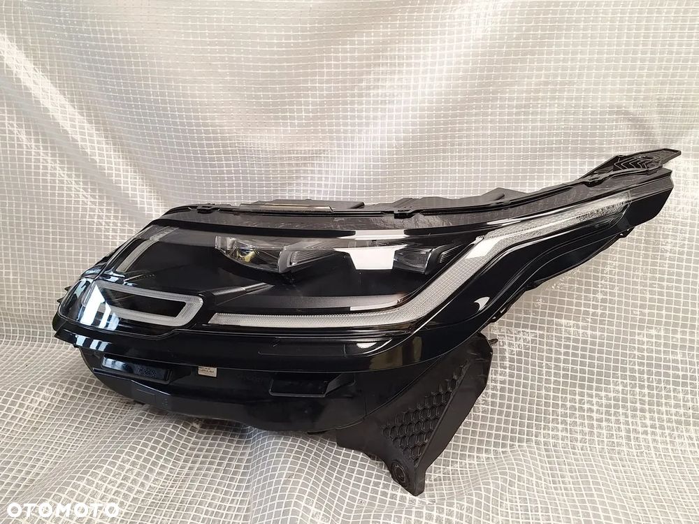 range rover velar l560 2017- lampa przod lewa full led j8a2-13w030-h high version 18my orginal demontaz - 1