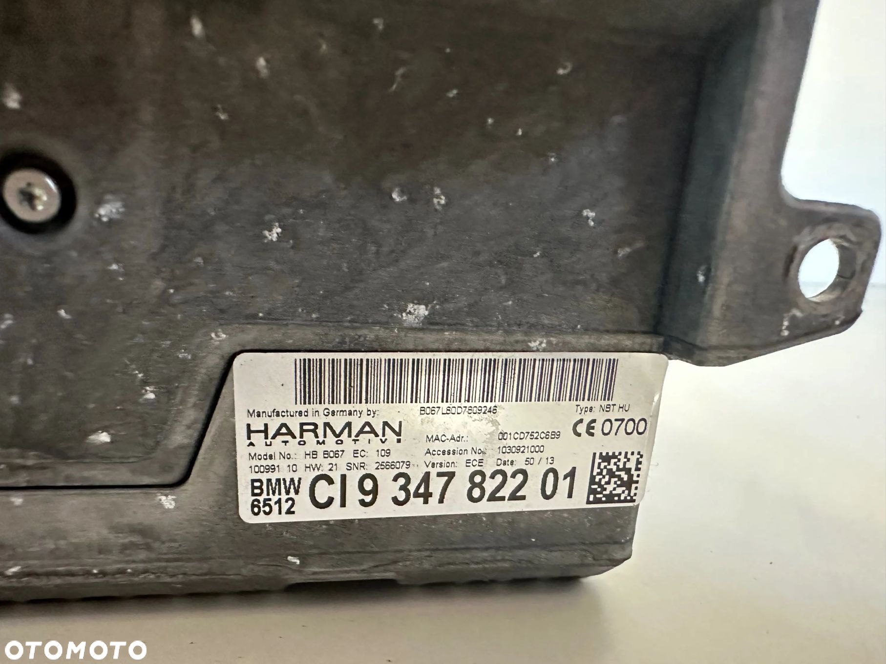 BMW 3 F30 F35 F31 2014 Monitor / wyświetlacz / ekran - 4