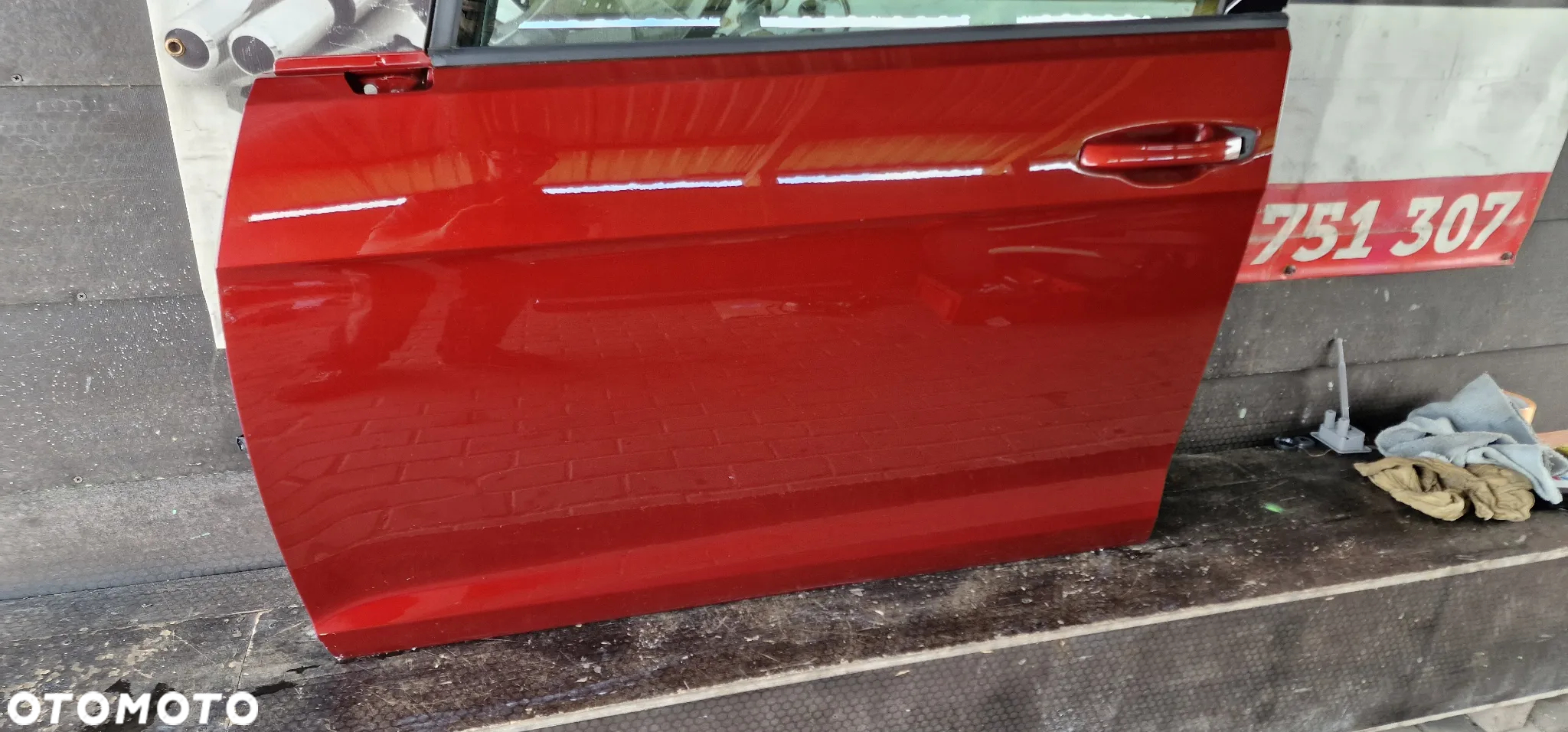DRZWI LEWY PRZÓD KOMPLETNE VW GOLF VII Kombi Lift LA3R - 3